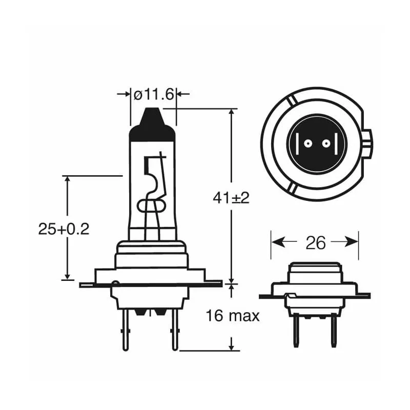 KIT LAMPADE LED H7 MINI FAN 6000K 2000LUMEN RIATEC